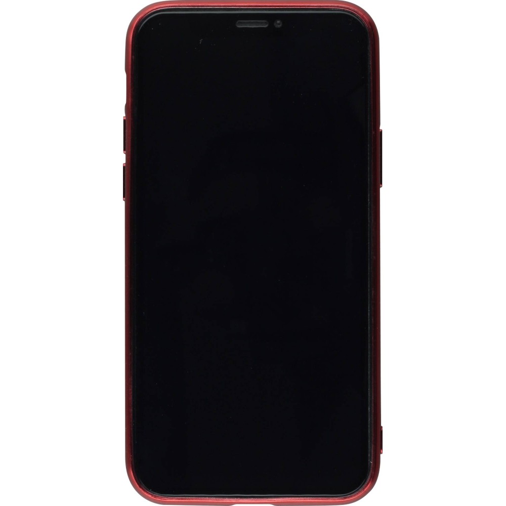 Coque iPhone 11 - Paillettes - Rouge