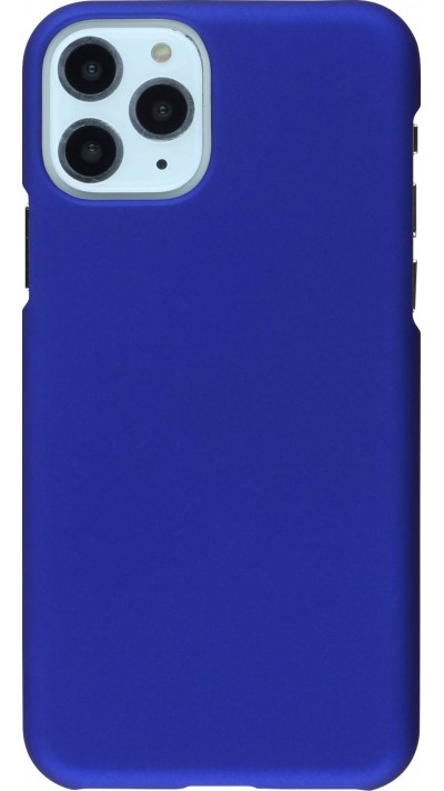 Coque iPhone 11 Pro - Plastic Mat - Bleu foncé