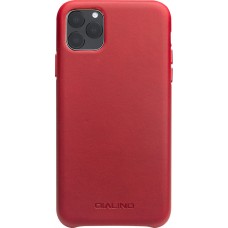 Hülle iPhone 11 Pro - Qialino Echtleder - Rot