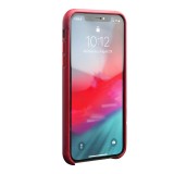 Coque iPhone 11 Pro Max - Qialino cuir véritable - Rouge