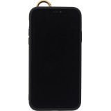 Coque iPhone 11 Pro - Silicone Mat Strap - Noir