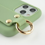 Coque iPhone 11 Pro - Silicone Mat Strap - Vert