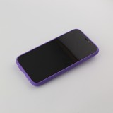 Hülle iPhone 11 Pro - Silikon Mat Strap - Violett