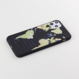 Hülle iPhone 11 Pro - Silikonmatte Travel - Schwarz