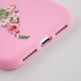 Coque iPhone 11 Pro - Silicone Mat Travel flowers