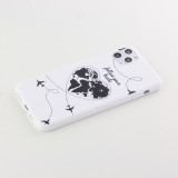 Coque iPhone 11 Pro Max - Silicone Mat Travel heart