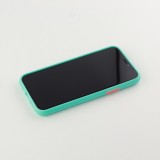 Coque iPhone 11 Pro - Silicone Mat avec trous - Turquoise