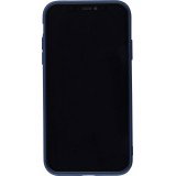 Hülle iPhone 11 Pro - Silicone Mat dunkelblau