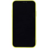 Coque iPhone 11 Pro - Silicone Mat jaune
