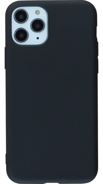 Coque iPhone 11 Pro - Silicone Mat - Noir