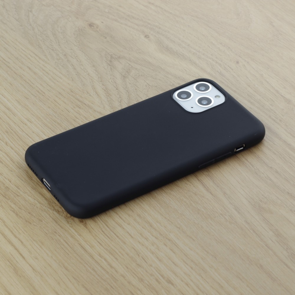 Coque iPhone 11 Pro - Silicone Mat - Noir