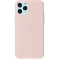 Coque iPhone 11 Pro - Silicone Mat - Rose clair