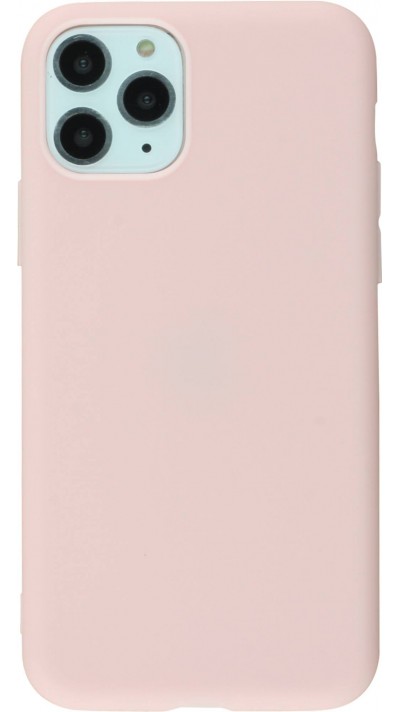 Hülle iPhone 11 Pro - Silicone Mat hell- Rosa