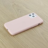 Hülle iPhone 11 Pro - Silicone Mat hell- Rosa