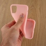 Hülle iPhone 11 Pro - Silicone Mat hell- Rosa