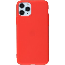 Coque iPhone 11 Pro - Silicone Mat - Rouge