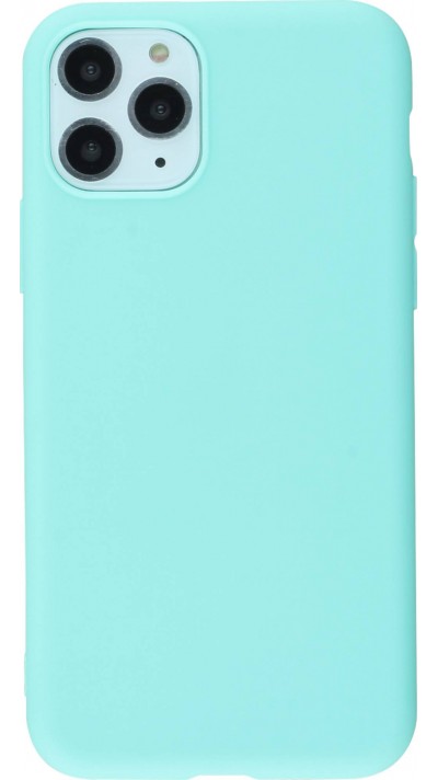 Coque iPhone 11 Pro Max - Silicone Mat - Turquoise
