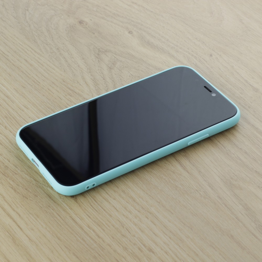 Hülle iPhone 11 Pro - Silicone Mat - Türkis