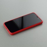 Coque iPhone 11 Pro - Strip Line Metal - Rouge