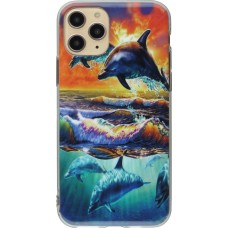 Coque iPhone 11 Pro Max - TPU Sunshine Dolphin