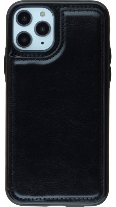 Coque iPhone 11 Pro - Wallet Premium Cards - Noir