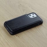 Hülle iPhone 11 Pro - Wallet Premium Cards - Schwarz