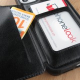 Hülle iPhone 11 Pro - Wallet Premium Cards - Schwarz