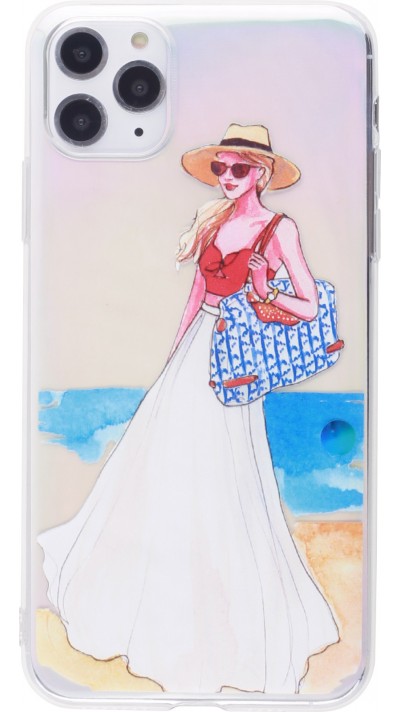Coque iPhone 11 Pro - Woman beach