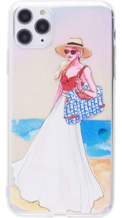 Coque iPhone 11 Pro Max - Woman beach