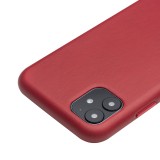 Coque iPhone 11 - Qialino cuir véritable - Rouge