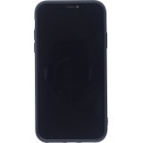 Hülle iPhone 7 Plus / 8 Plus - Silikon Mat Herz - Schwarz