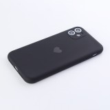 Coque iPhone 11 Pro - Silicone Mat Coeur - Noir