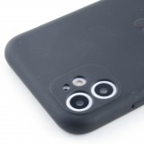 Hülle iPhone 12 mini - Silikon Mat Herz - Schwarz