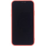 Hülle iPhone 11 - Silikon Mat Herz - Orange