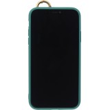 Hülle iPhone 11 - Silikon Mat Strap blau