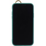 Coque iPhone 11 - Silicone Mat Strap - Bleu