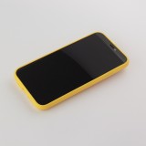 Hülle iPhone 11 - Silikon Mat Strap - Gelb