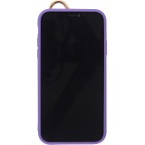 Hülle iPhone 11 - Silikon Mat Strap - Violett