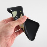 Coque iPhone 12 mini - Silicone Mat Travel - Noir