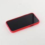 Hülle iPhone 11 - Silicone Mat mit Löchern - Rot