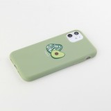 Hülle iPhone 11 - Silikonmatte Avocado Einz