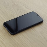 Coque iPhone X / Xs - Silicone Mat - Noir