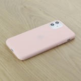 Coque iPhone X / Xs - Silicone Mat - Rose clair