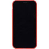 Hülle iPhone 11 - Silicone Mat - Rot