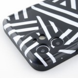 Coque iPhone 11 - Silicone Zebra Stripes