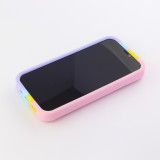 Hülle iPhone 11 - Silikon Luftblasen Anti-Stress Regenbogen