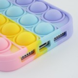 Hülle iPhone 11 - Silikon Luftblasen Anti-Stress Regenbogen