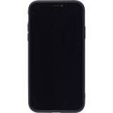 Hülle iPhone 7 Plus / 8 Plus - Soft Touch mit Ring - Schwarz