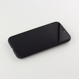 Hülle iPhone 7 Plus / 8 Plus - Soft Touch mit Ring - Schwarz