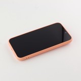 Hülle iPhone 11 - Soft Touch mit Ring - Orange